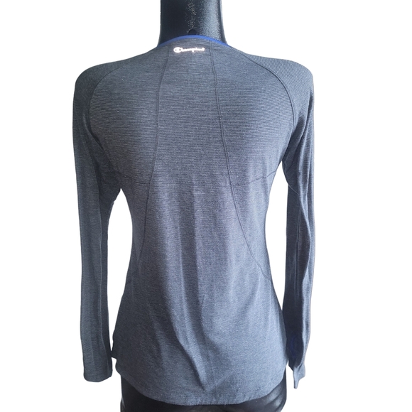 Champion Dark Grey Activewear Long Sleeve Top M - Picture 6 of 8